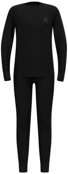 Odlo Merino W&auml;scheset Kinder schwarz