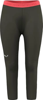 Salewa Cristallo Warm Alpine Merino Responsive 3/4 Leggins Women dark olive