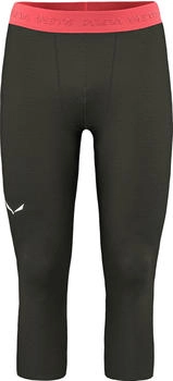 Salewa Cristallo Warm Alpine Merino Responsive 3/4 Leggins Men dark olive