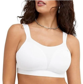 Champion Spot Comfort Full Support Sports Bra weiß