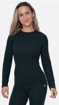 Danish Endurance Funktionsshirt Merino Langarm Shirt dunkelgrün