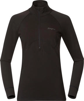 Bergans Inner pure Merino Half Zip Damen schwarz 91