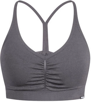 Smilodox Sport BH Solid Scrunch anthrazit