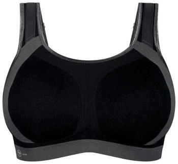 Anita Extreme Control Plus 5567 Sport-BH ohne Bügel schwarz anthrazit