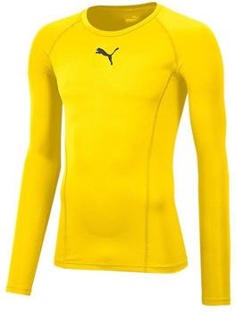 Puma Liga Baselayer Tee Ls Cyber yellow