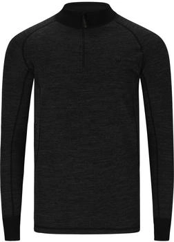 Whistler Bishop M Merino Wool Ski Pulli dark grey melange 1011