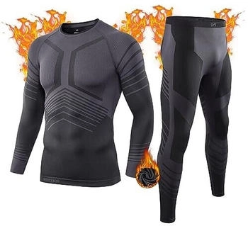MEETWEE Thermounterwäsche Herren atmungsaktiv Thermofunktionswäsche Winter Skiunterwäsche