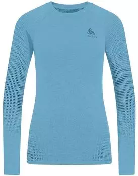 Odlo Performance Warm ECO Damen blau schwarz
