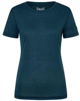 Super Natural Sierra140 T-Shirt blau schwarz