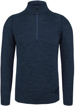 Normani Merino Pullover Langarm-Shirt Reißverschluss