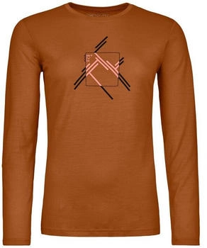 Ortovox Merino Mnt Cutout Langarmshirt braun
