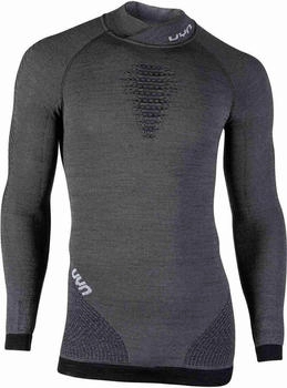 UYN Fusyon Funktionsshirt Turtleneck grau avio weiß