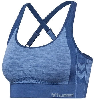Hummel Hmlmt Shine Seamless Sport-BH blau schwarz