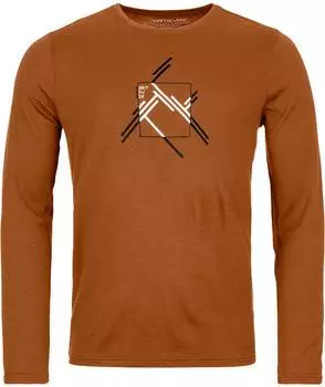 Ortovox Merino Mtn Cutout LS bristle brown