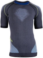 Uyn U100049, UYN Evolutyon Funktionsshirt Herren anthrazit melange/blue/yellow shiny