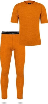 Normani Merino Langarmshirt und Hose Canberra Sydney orange