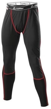 Löffler Transtex Windstopper Light Unterhose schwarz rot