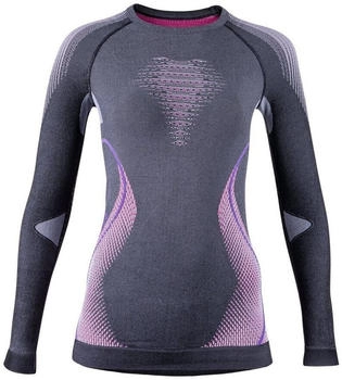 UYN Shirt 'Evolutyon' anthrazit himbeer lila