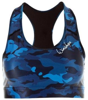 Winshape Damen Fitness Freizeit Bustier SB101 camo blau