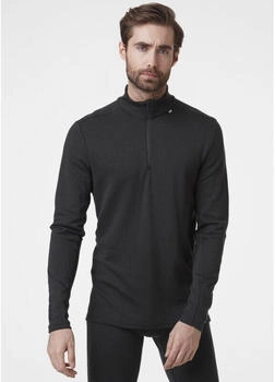 Helly Hansen Lifa Merino Midweight Hoodie Halbreißverschluss schwarz