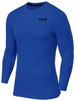 TCA Funktionsshirt Herren Kompressionsshirt Thermo blau