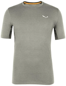 Salewa Cristallo Warm Apine Merino Resonsive Short Baselayer Men heather grey