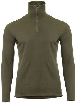Aclima Woolterry Polo Merinoshirt oliv