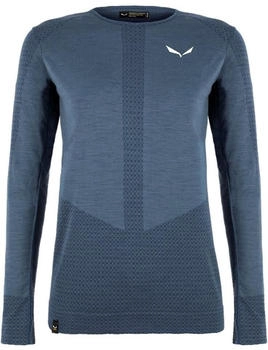 Salewa Zebru Responsive Langarmshirt dunkelblau