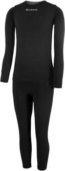 JAKO Kinder Thermo-Unterwäsche Set Longsleeve Long Tight 6353-08 schwarz
