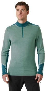 Helly Hansen Lifa Merino Midweight Hoodie Halbreißverschluss grün