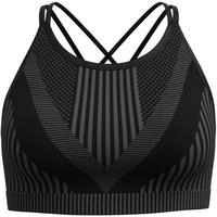 Smartwool SW002652A521.M, Smartwool Intraknit Strappy Sports Bra Grau S Frau Black