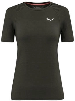 Salewa Cristallo Warm Apine Merino Resonsive Short Baselayer Women dark olive