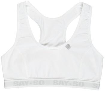 Joha Mädchen Sport-BH Bustier Top weiß