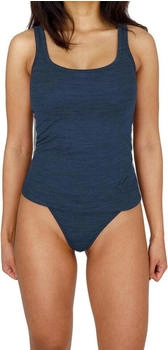 Normani Quilpie Merino Top ärmellos navy