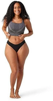 Smartwool Strappy Bra Intraknit schwarz meliert