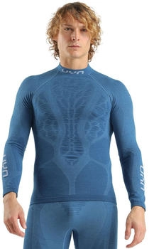 UYN Stehkragen Shirt ELEVATYON BIOMORPH blue atoll