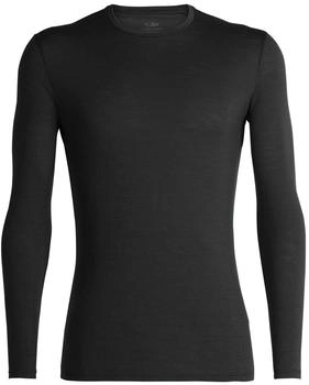 Icebreaker Merino Funktionsunterhemd 'Anatomica Long Sleeve Crewe' schwarz monsoon