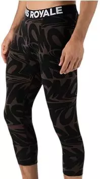 Mons Royale Cascade Unterhose lang schwarz braun