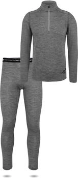 Normani Merino Thermounterwäsche-Set Ski-Pullover Thermohose