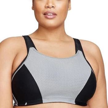 Glamorise 1166 Sport-BH schwarz grau
