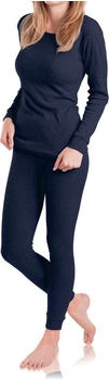 Mobile Technology Damen Ski- Thermowäsche Set navy