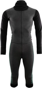 Aclima WarmWool Overall marengo jet schwarz green gables