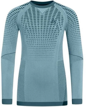 Odlo BL Top Crew Neck L S Performance Warm Kunstfaserunterw&auml;sche provincial blue