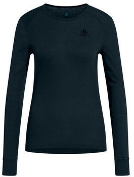 Odlo BL Top Crew Neck L S Active Warm Eco Kunstfaserunterw&auml;sche schwarz blau