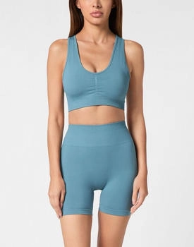 Plein Sport Lauftop Sport Bh Logo petrol
