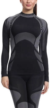 Ladeheid Funktionsunterwäsche Langarm Shirt thermoaktiv schwarz grau