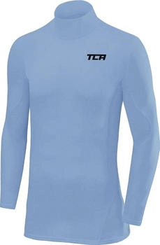 TCA Compression Langarmshirt eisblau