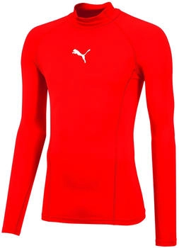Puma Liga Baselayer Tee LS Warm puma rot 01