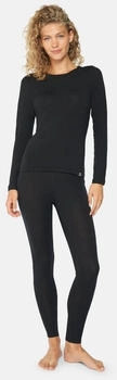 Danish Endurance Merino Baselayer Funktionsunterwäsche Set schwarz