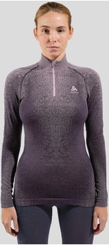 Odlo Performance Warm Blackcomb Bl Top Turtle Neck L Half Zip violett Modell